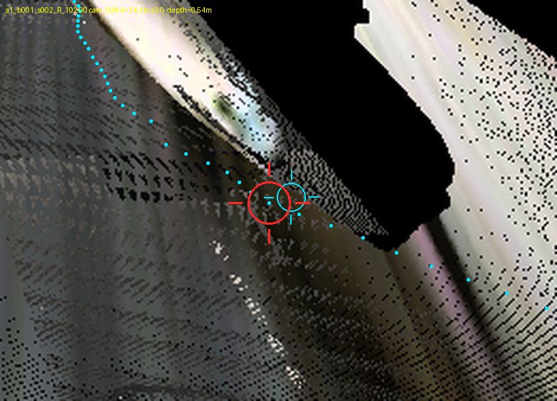 RGB perspective zoom (red = candidate, cyan = detected edge)