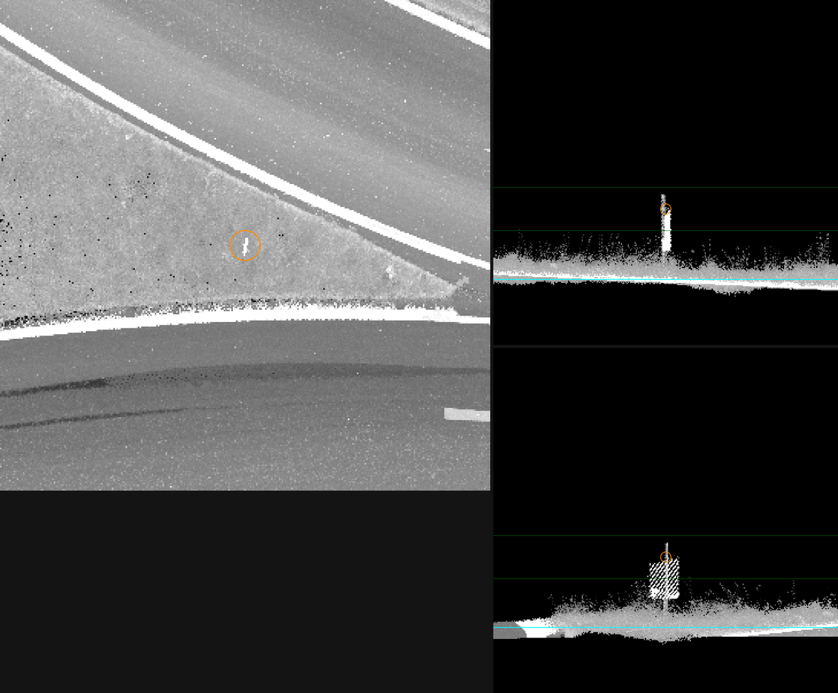 A second confirmed delineator post on previously unexamined road