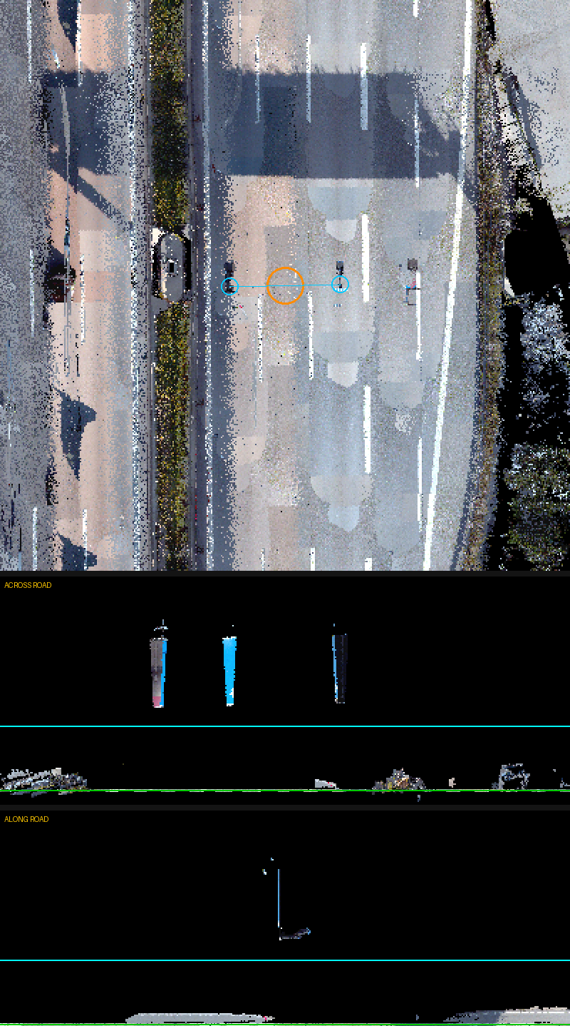 A second overhead sign gantry in camera colour